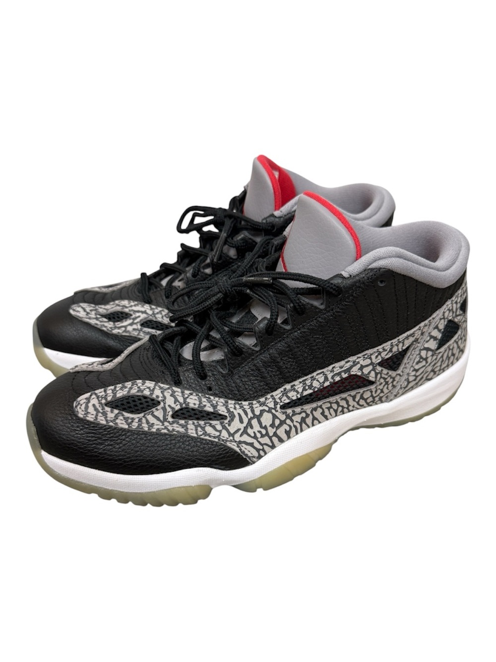 Air Jordan 11 Retro Low IE black cement Men's sneakers size 10.5